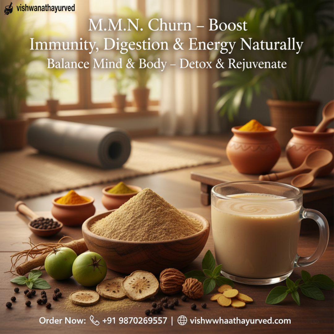 M.M.N. Churn- The Ayurvedic Fitness Supplementerialization of Health
