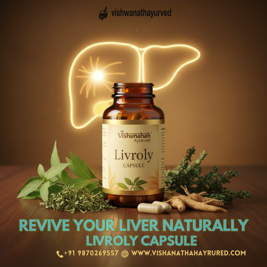 Livroly Capsule – India’s Best Ayurvedic Liver Tonic for Fatty Liver, Detox and Better Digestion Naturally